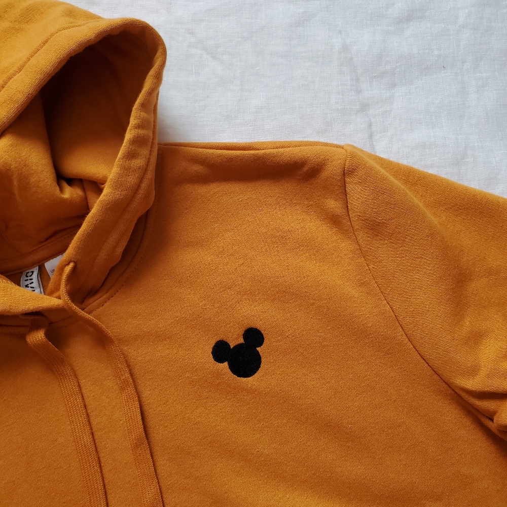NWT Divided by H&M Disney Gold Fleece-Lined Hooded Sweatshirt w/ Mickey,… - Picture 7 of 9